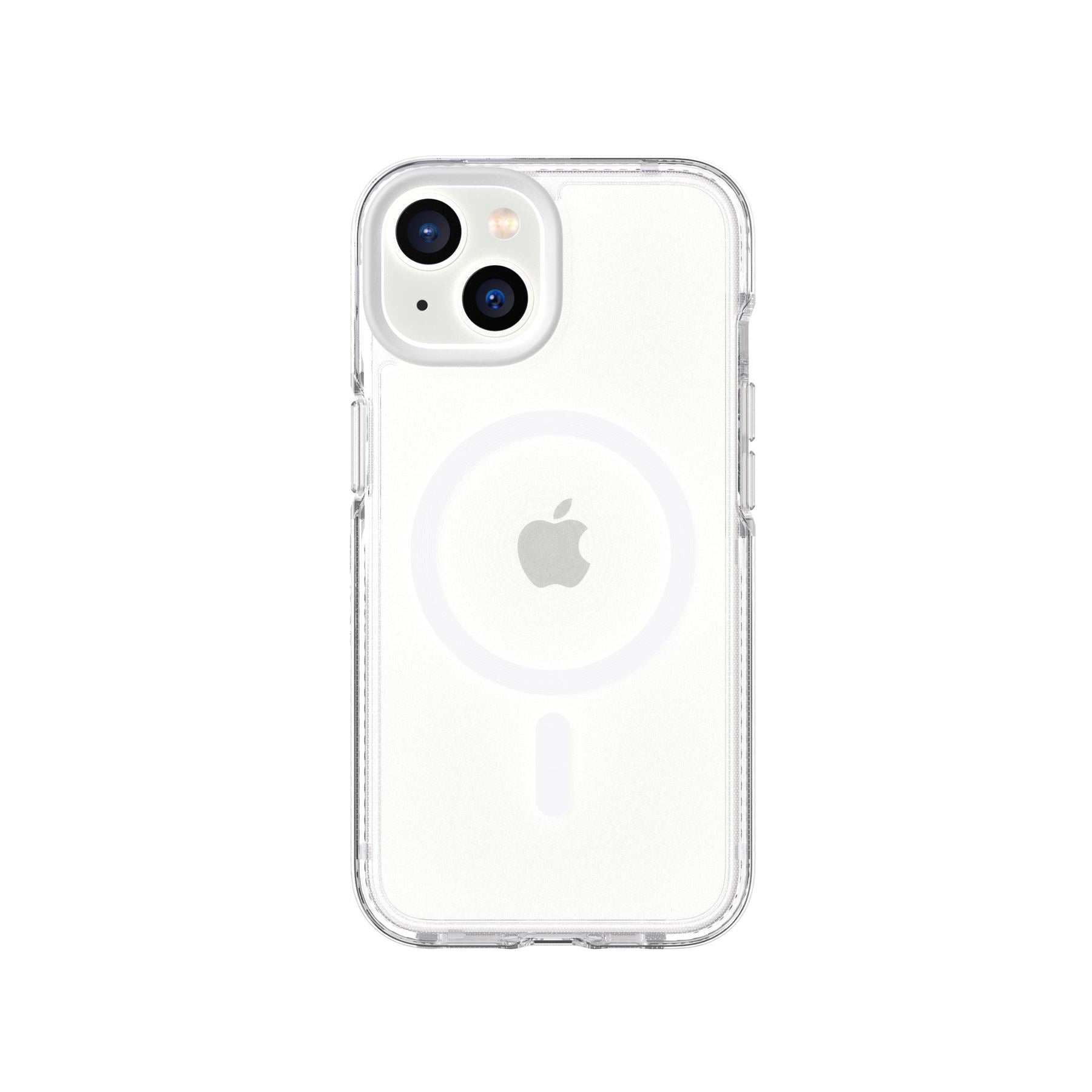 Tech21 EvoCrystal iPhone 15/14/13 Hülle Clear/White MagSafe