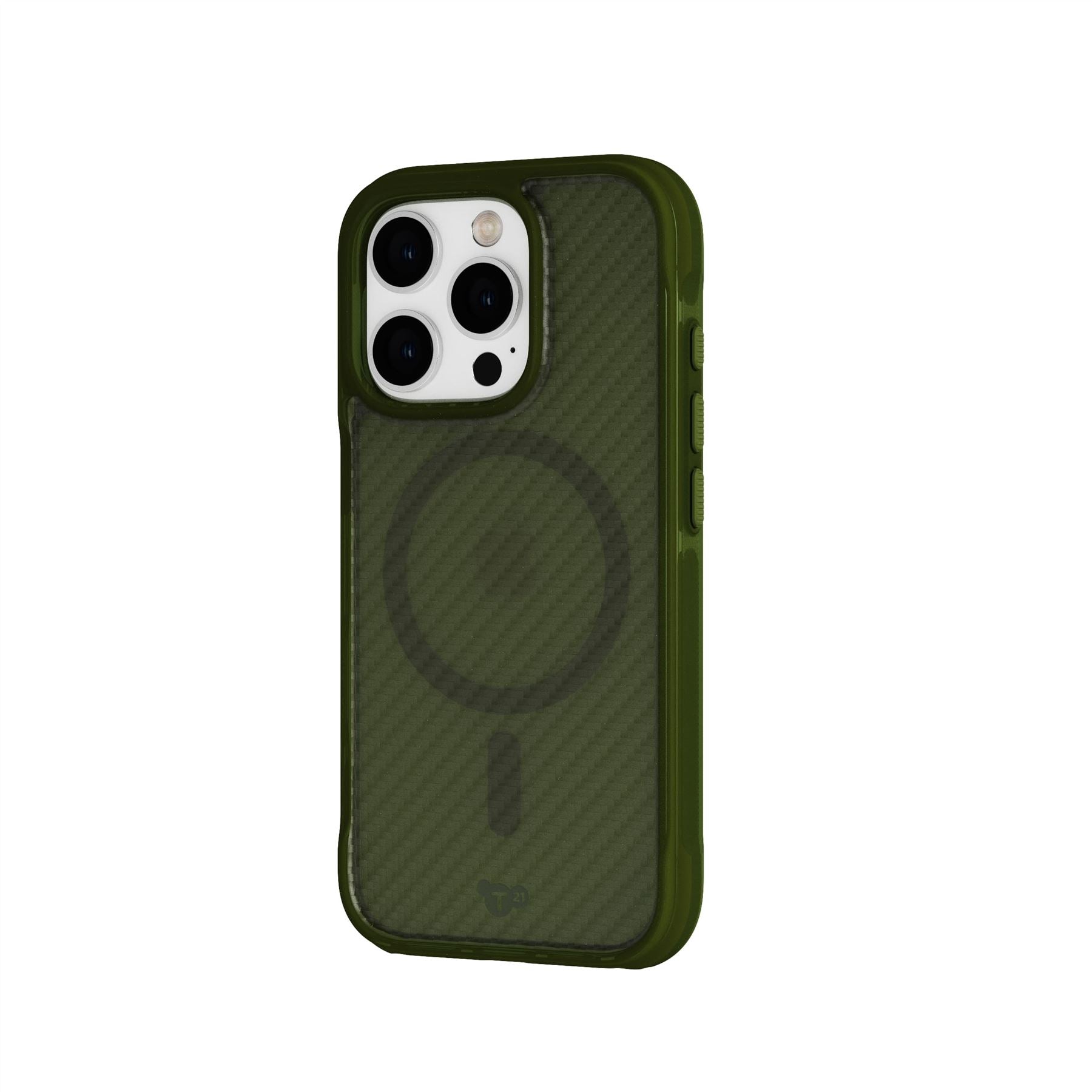 Tech21 EvoArmor iPhone 16 Pro Handyhülle Grün MagSafe