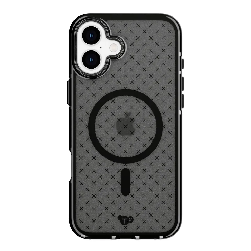 Tech21 EvoCheck iPhone 16 Plus Hülle MagSafe Smokey Black