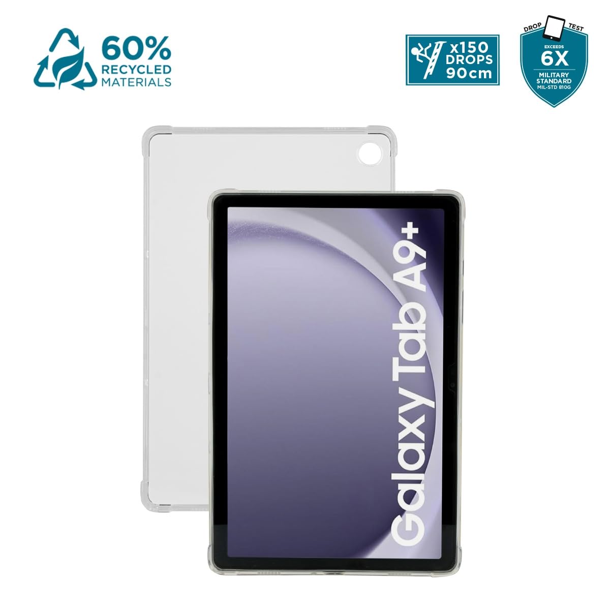 Mobilis R Series Galaxy Tab A9+ 11" Cover schwarz robust