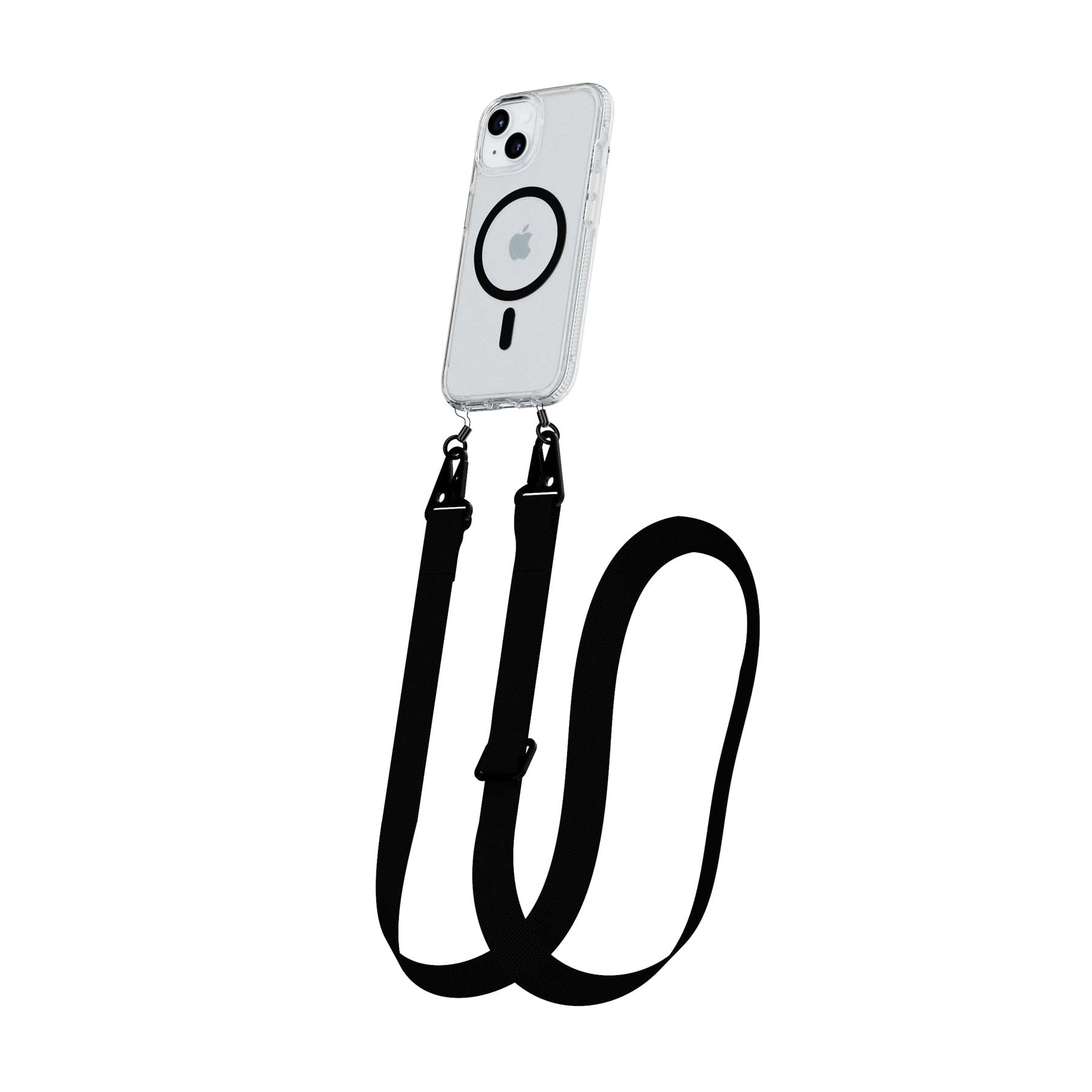 Tech21 FlexQuartz iPhone 15 Plus Handyhülle Schwarz MagSafe