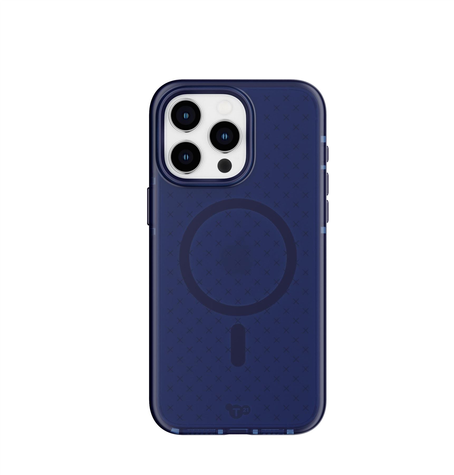 Tech21 Evo Check iPhone 15 Pro Max Hülle Midnight Blue MagSafe