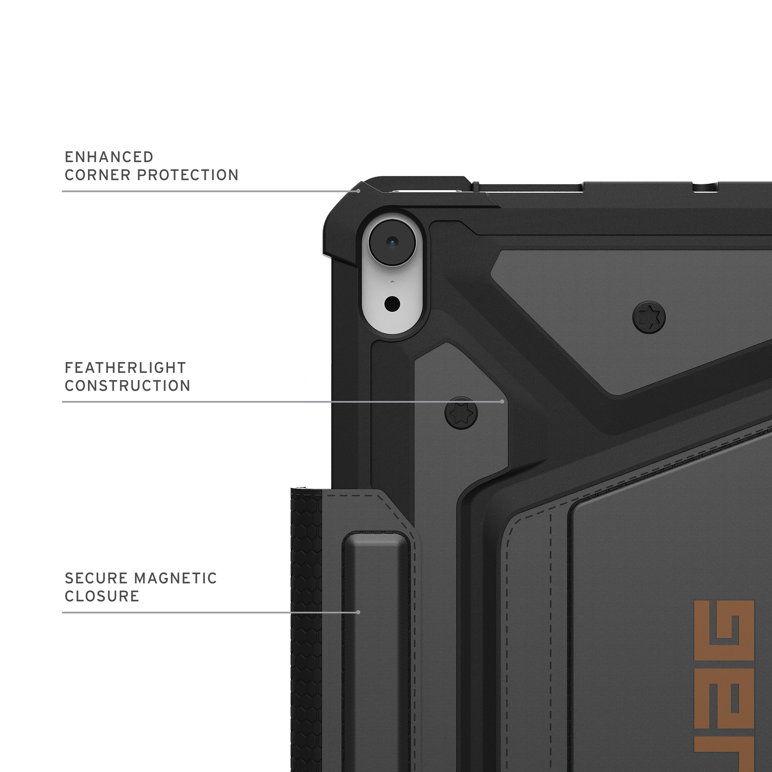 UAG Metropolis SE iPad Air 11 M3 Folio Hülle Stiftfach