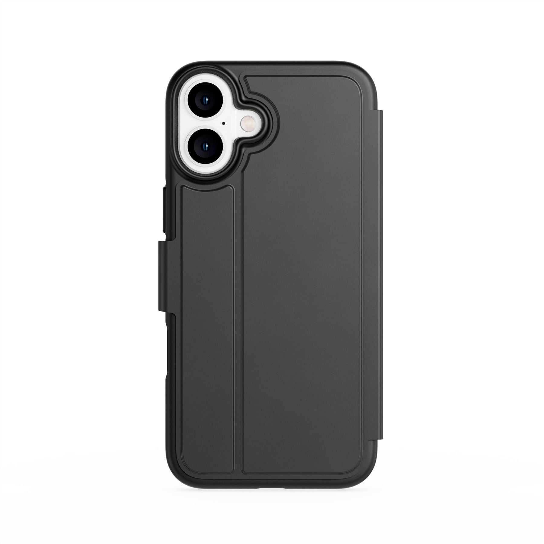Tech21 EvoLite Wallet iPhone 16 Plus Hülle Schwarz Kartenfach