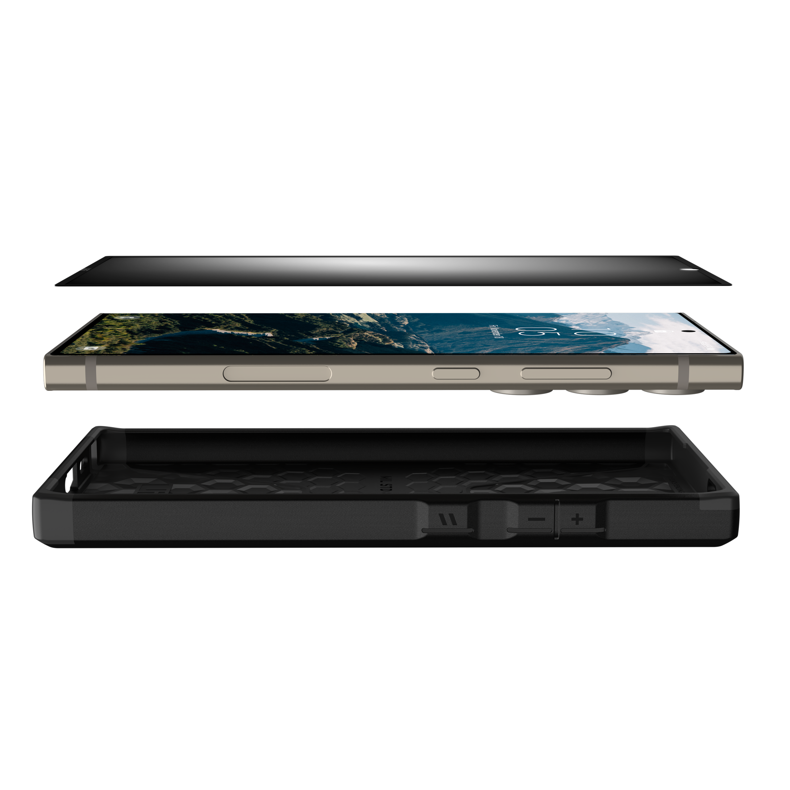UAG Standard Issue Galaxy S24 Ultra Blickschutzfolie