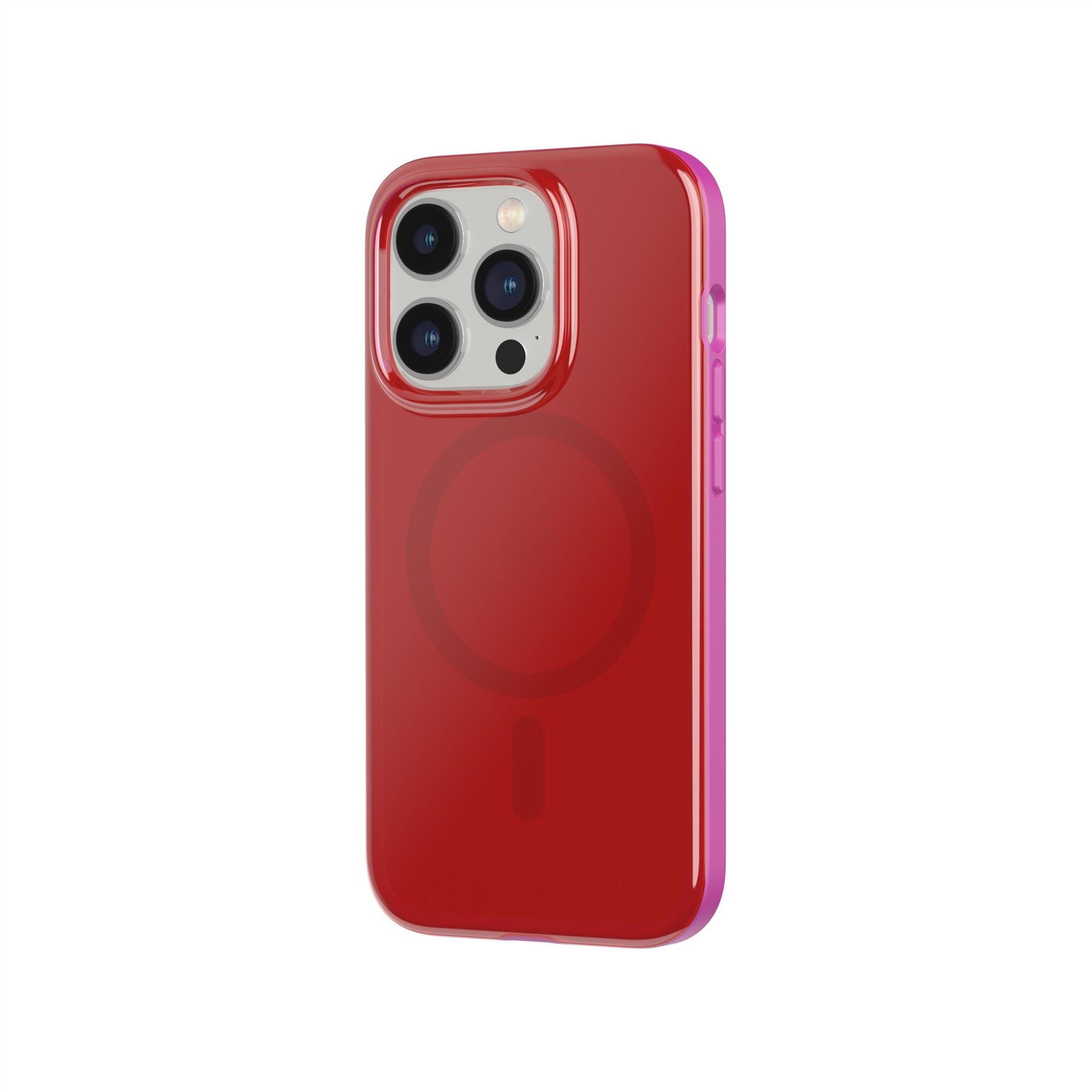 Tech21 EvoTint iPhone 14 Pro MagSafe Hülle Pink 12ft Schutz