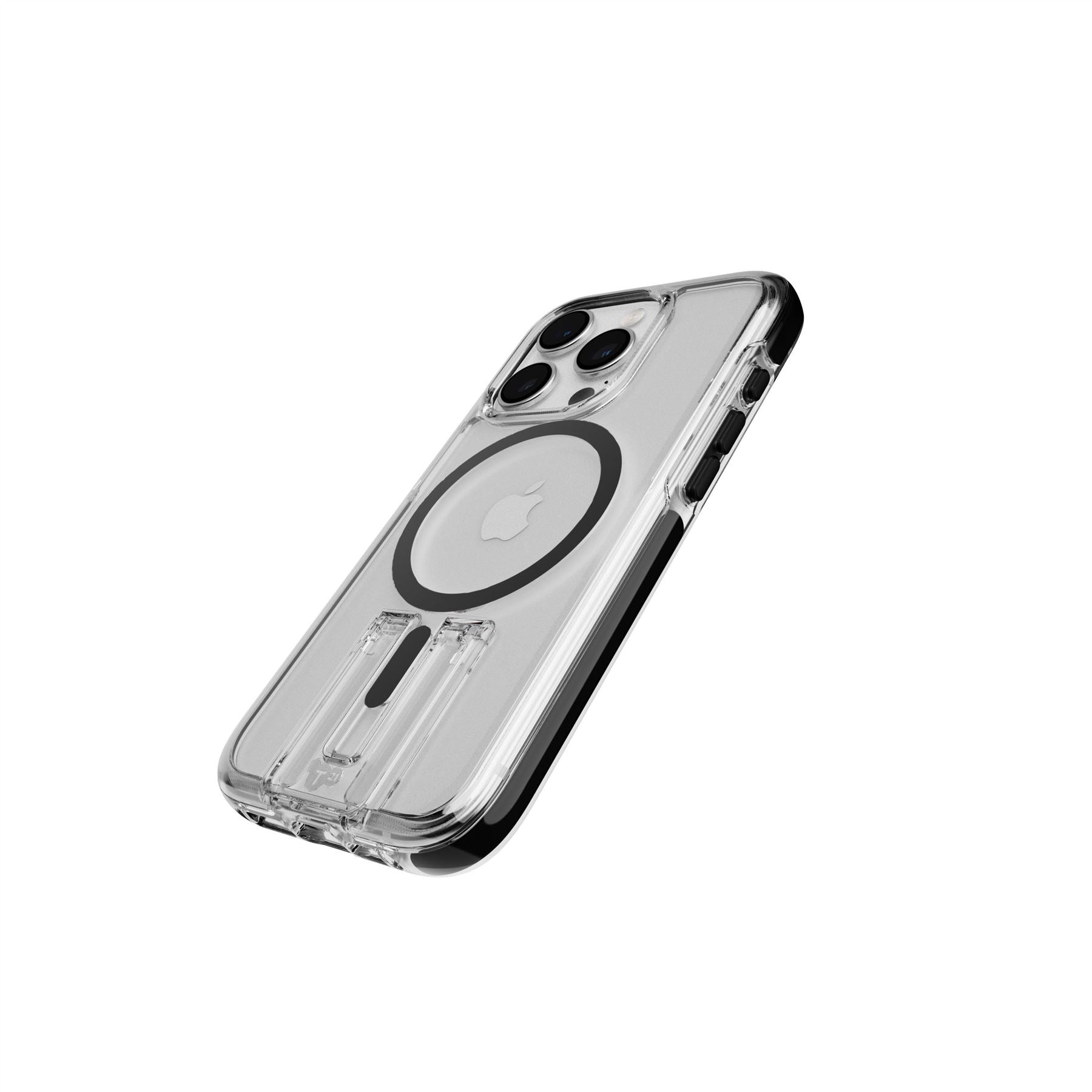 Tech21 EvoCrystal Kick iPhone 15 Pro Hülle MagSafe Schwarz