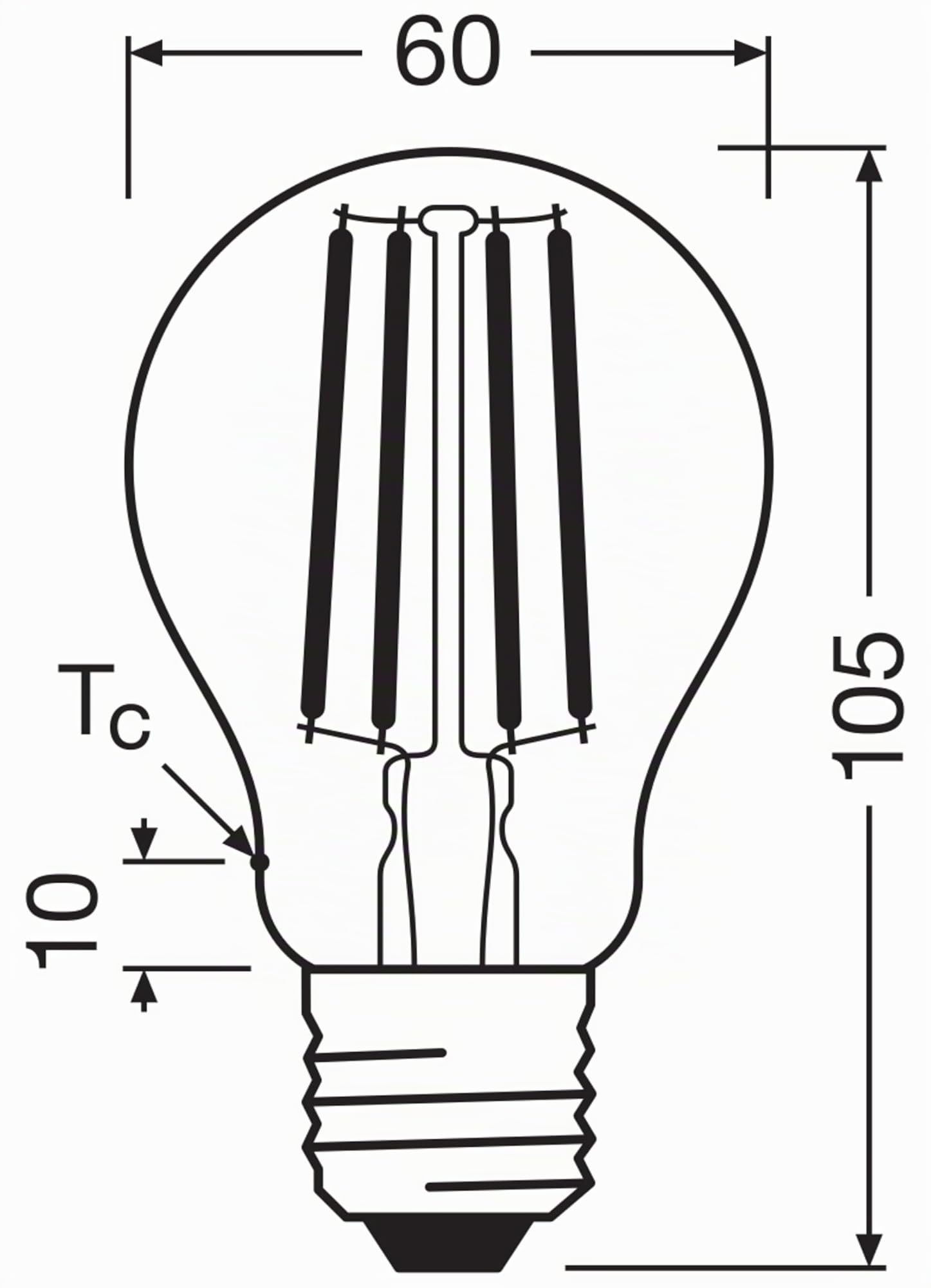 OSRAM SMART+ Classic A 100 Filament LED E27 klar 100W-Ersatz