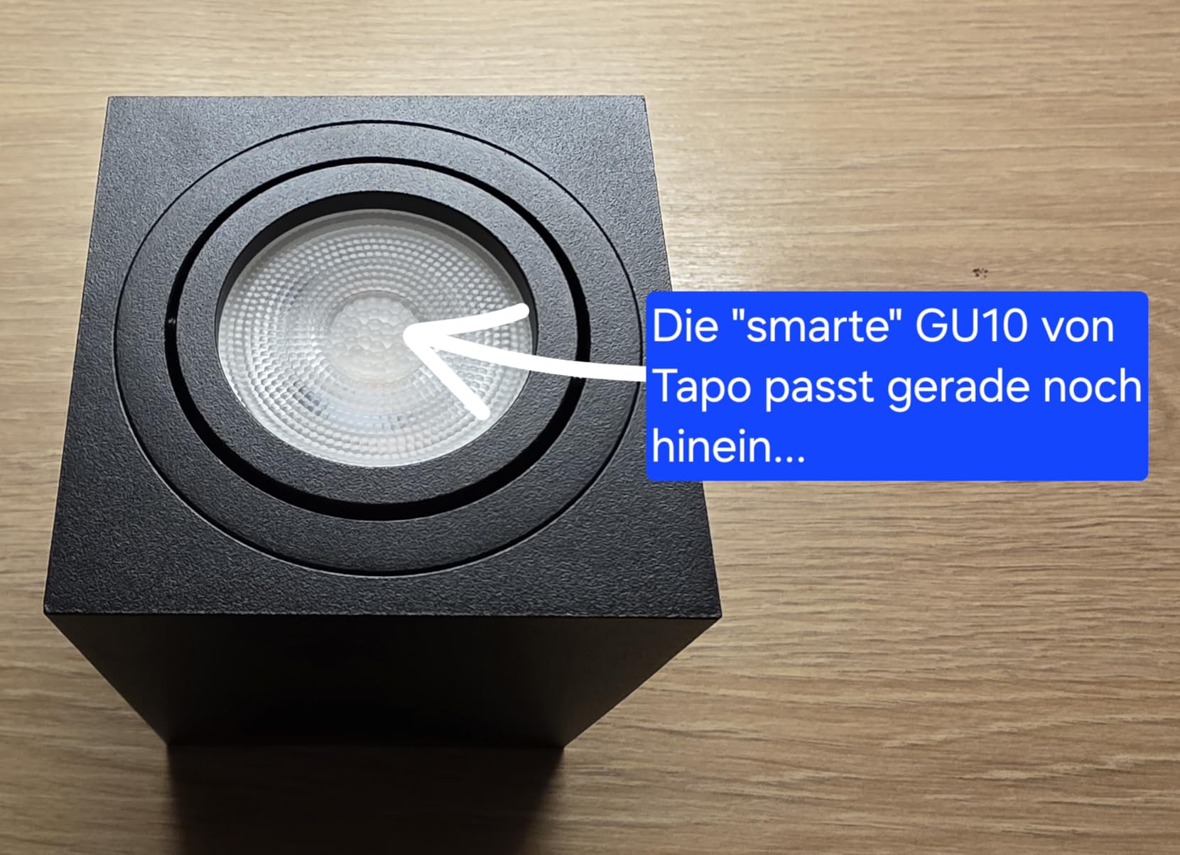 ams OSRAM SMART+ Spot Surface Square Aufbauspot Weiß GU10 eckig
