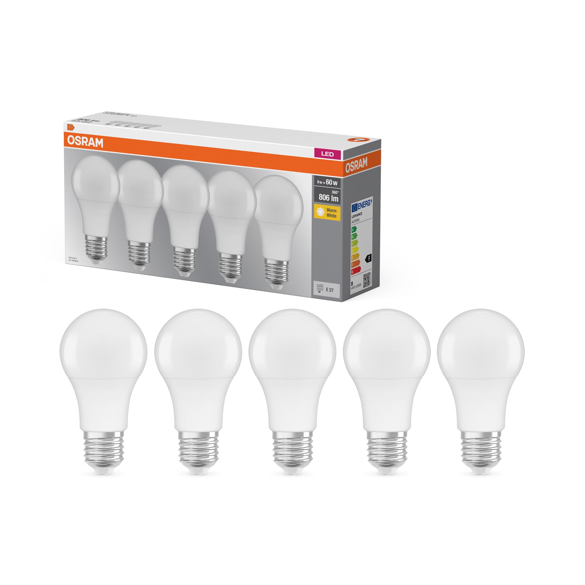 OSRAM Filament A100 LED Lampe E27 11W matt 100W-Ersatz