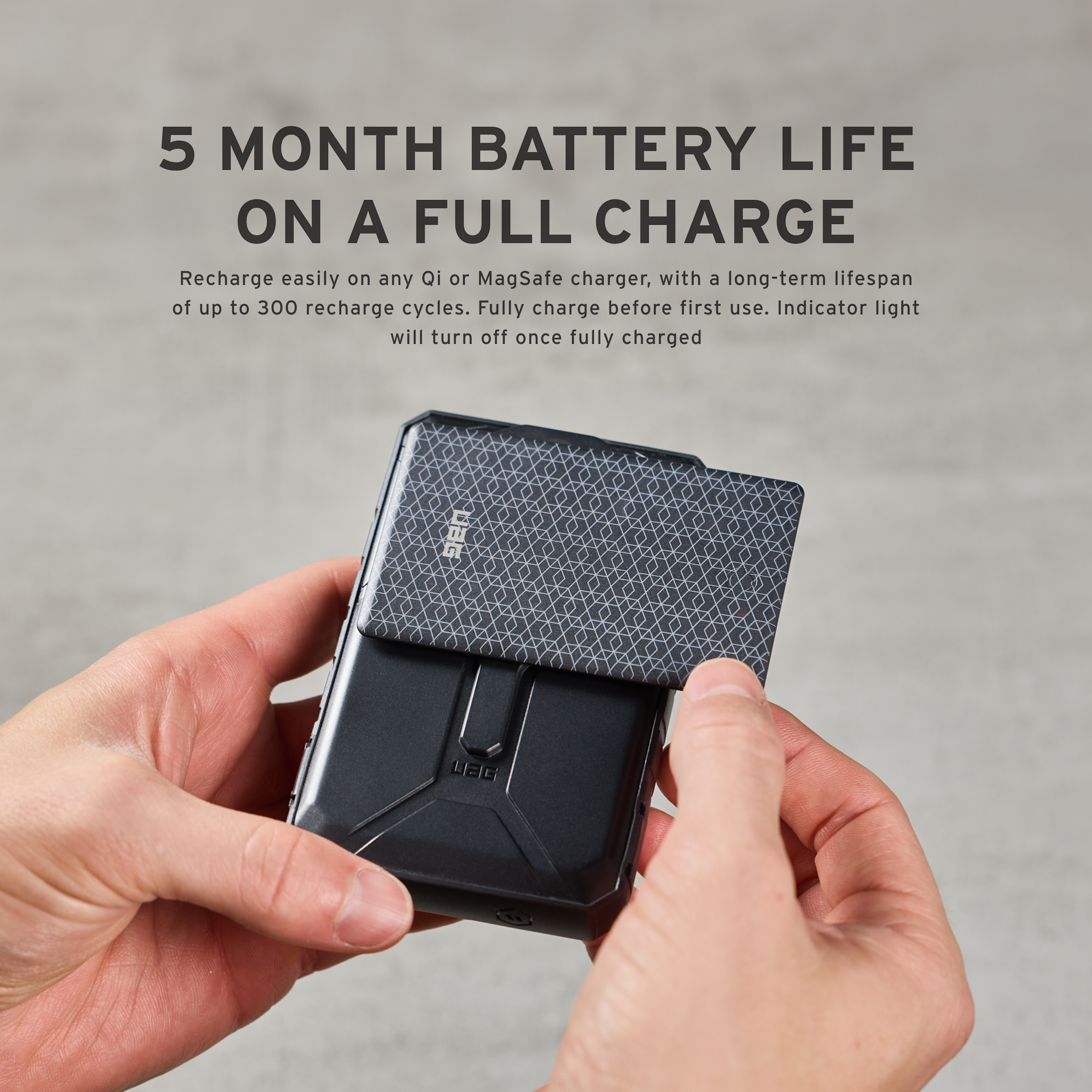 UAG Metropolis Dual Tracker Card GPS Tracker Find My