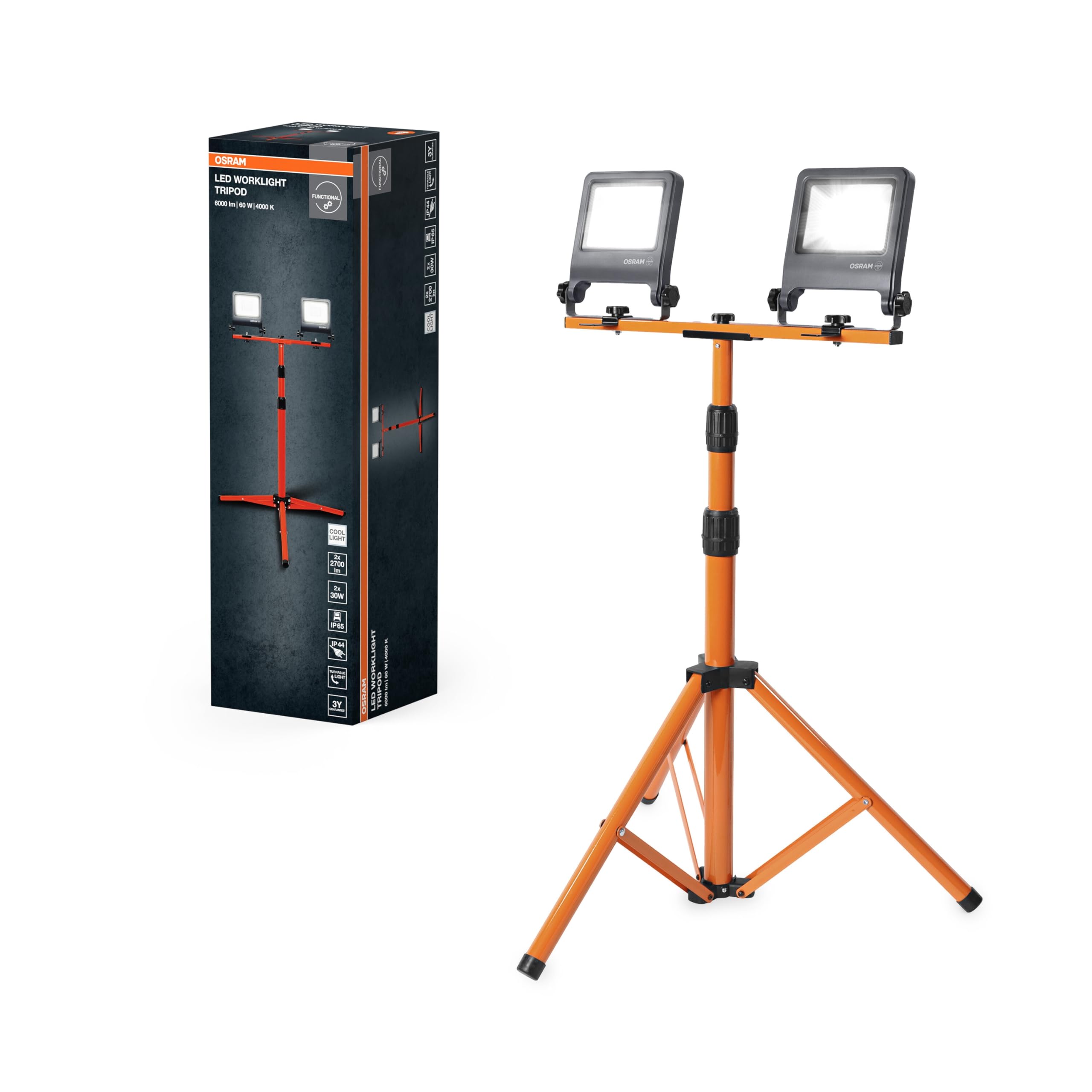 ams OSRAM SMART+ Tripod 2x30W Arbeitsleuchte 5400lm kaltweiß