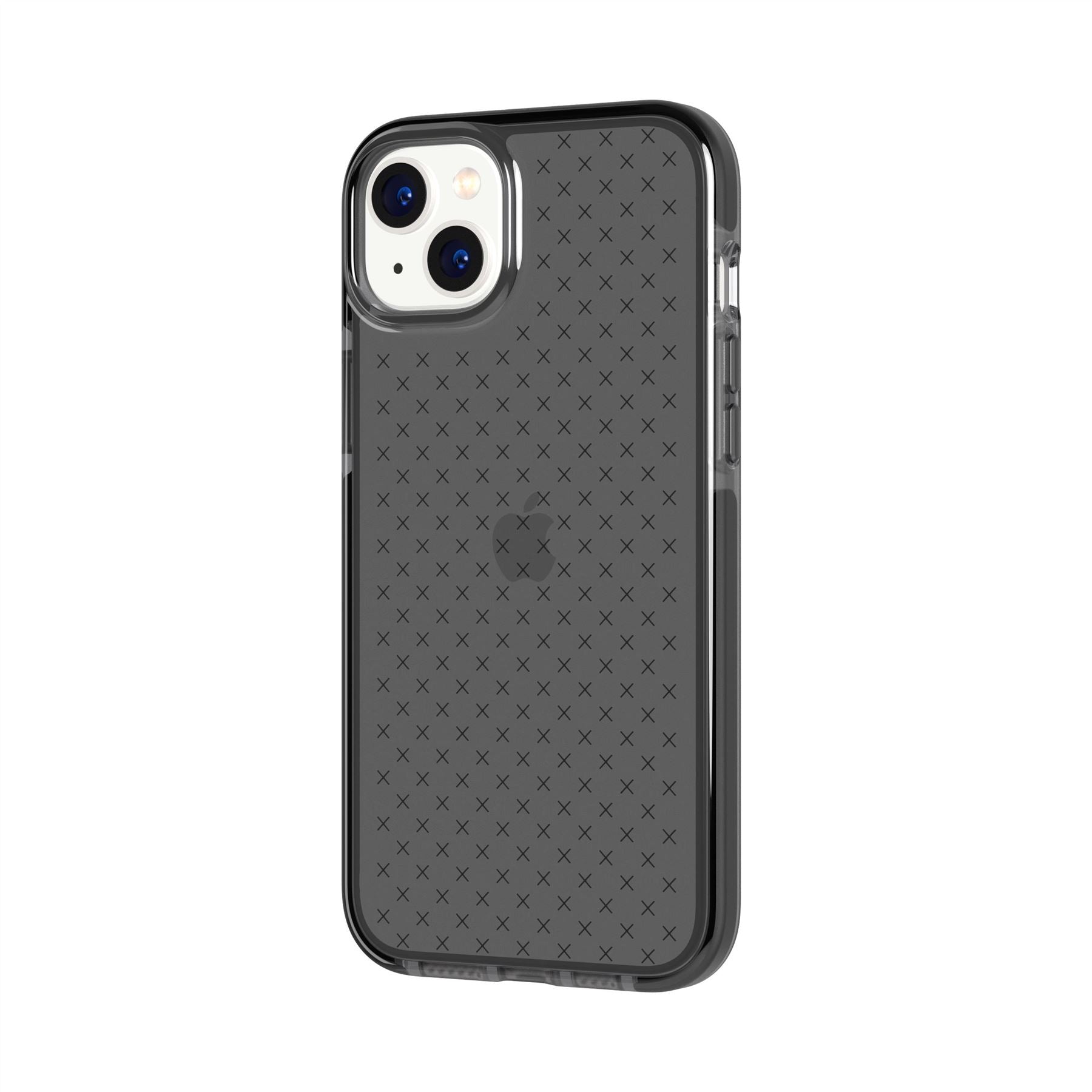 Tech21 EvoCheck iPhone 14 Plus Hülle Smokey Black 16ft Schutz