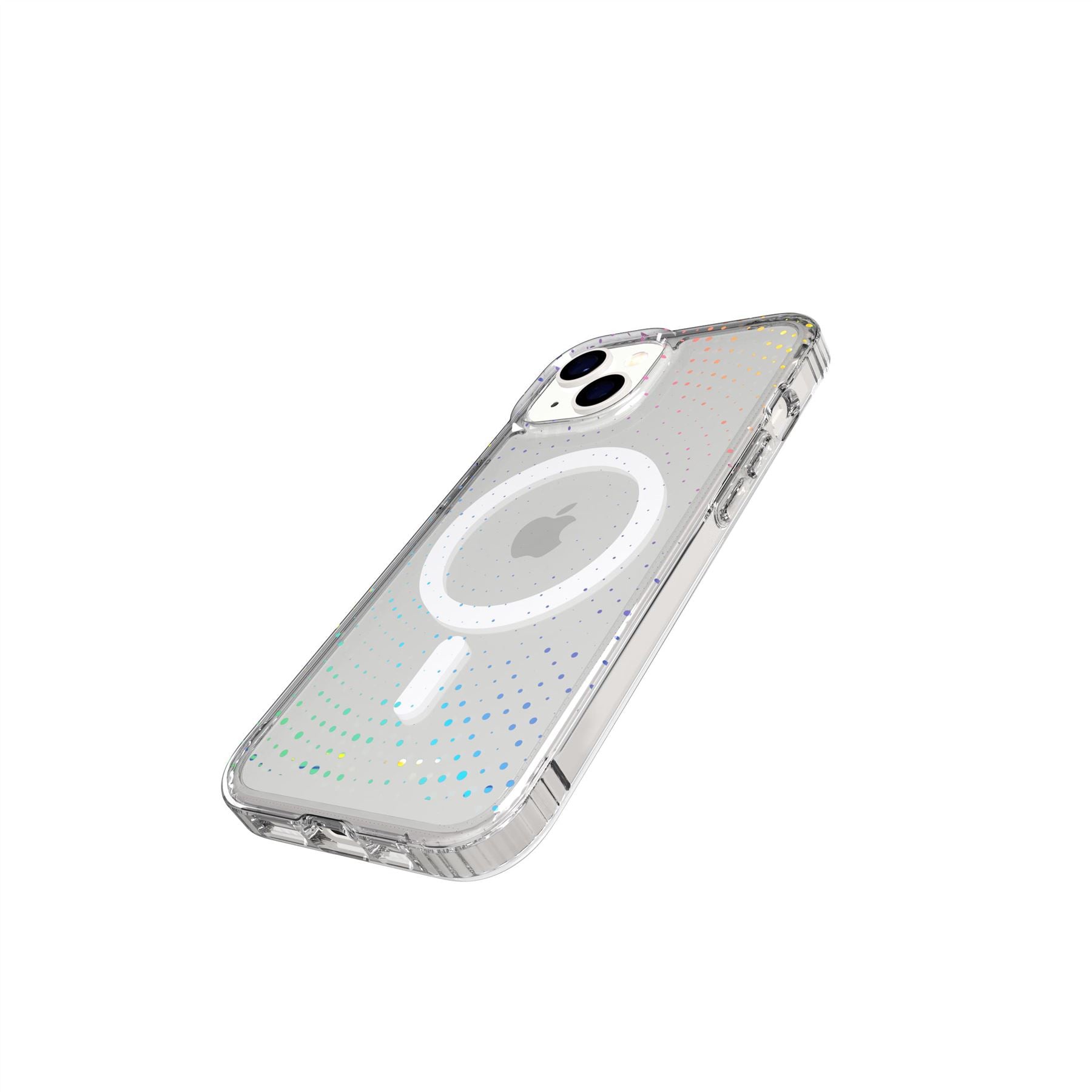 Tech21 EvoSparkle MagSafe Handyhülle Radiant Glitzer für iPhone 15