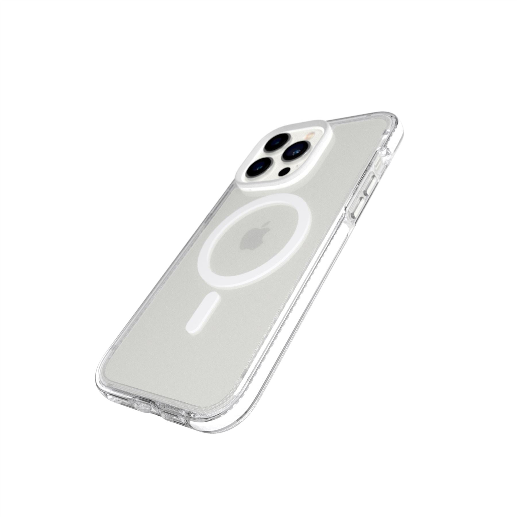 Tech21 EvoCrystal iPhone 14 Pro Max Handyhülle Weiß MagSafe