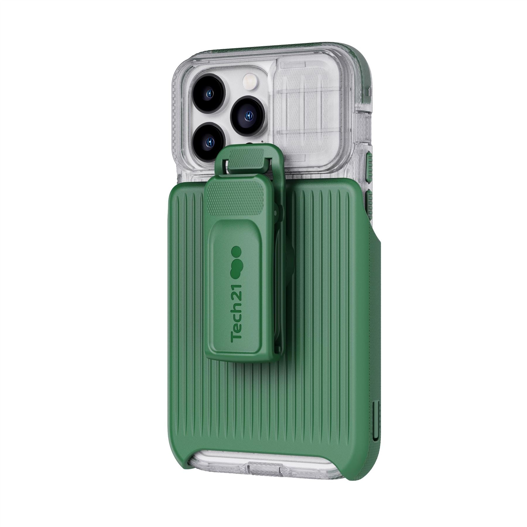 Tech21 EvoMax iPhone 14 Pro Max Hülle MagSafe Frosted Green