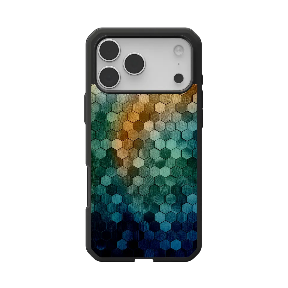 UAG Civilian LT iPhone 17 Pro Max Hülle MagSafe Hexagon Gradient