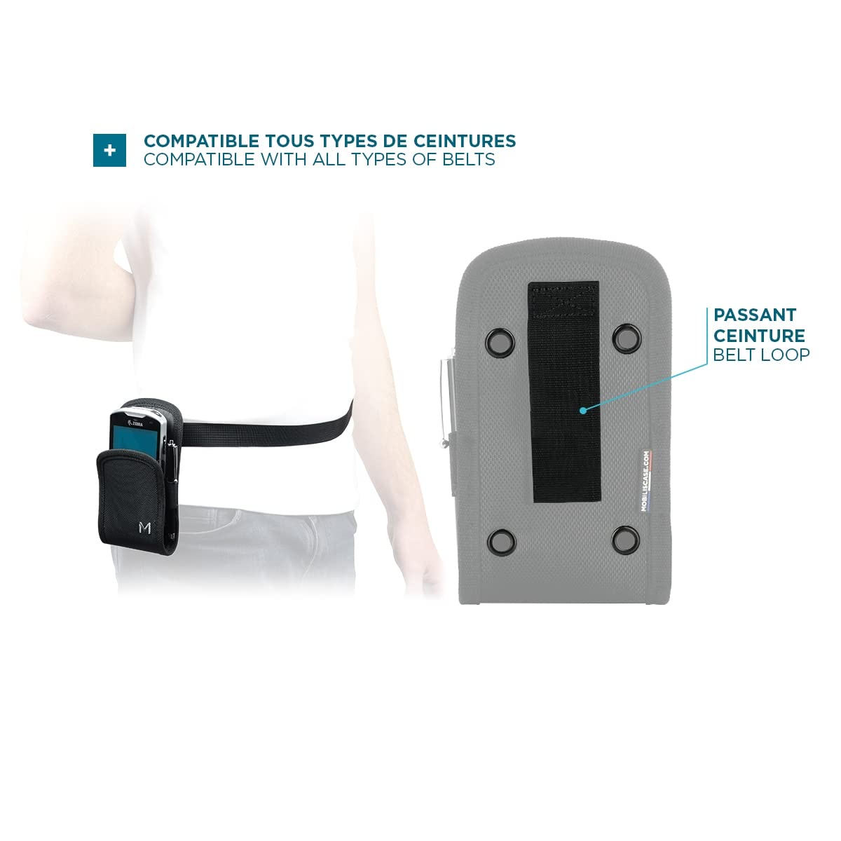 Mobilis Basic Holster M Gürteltasche schwarz Smartphone