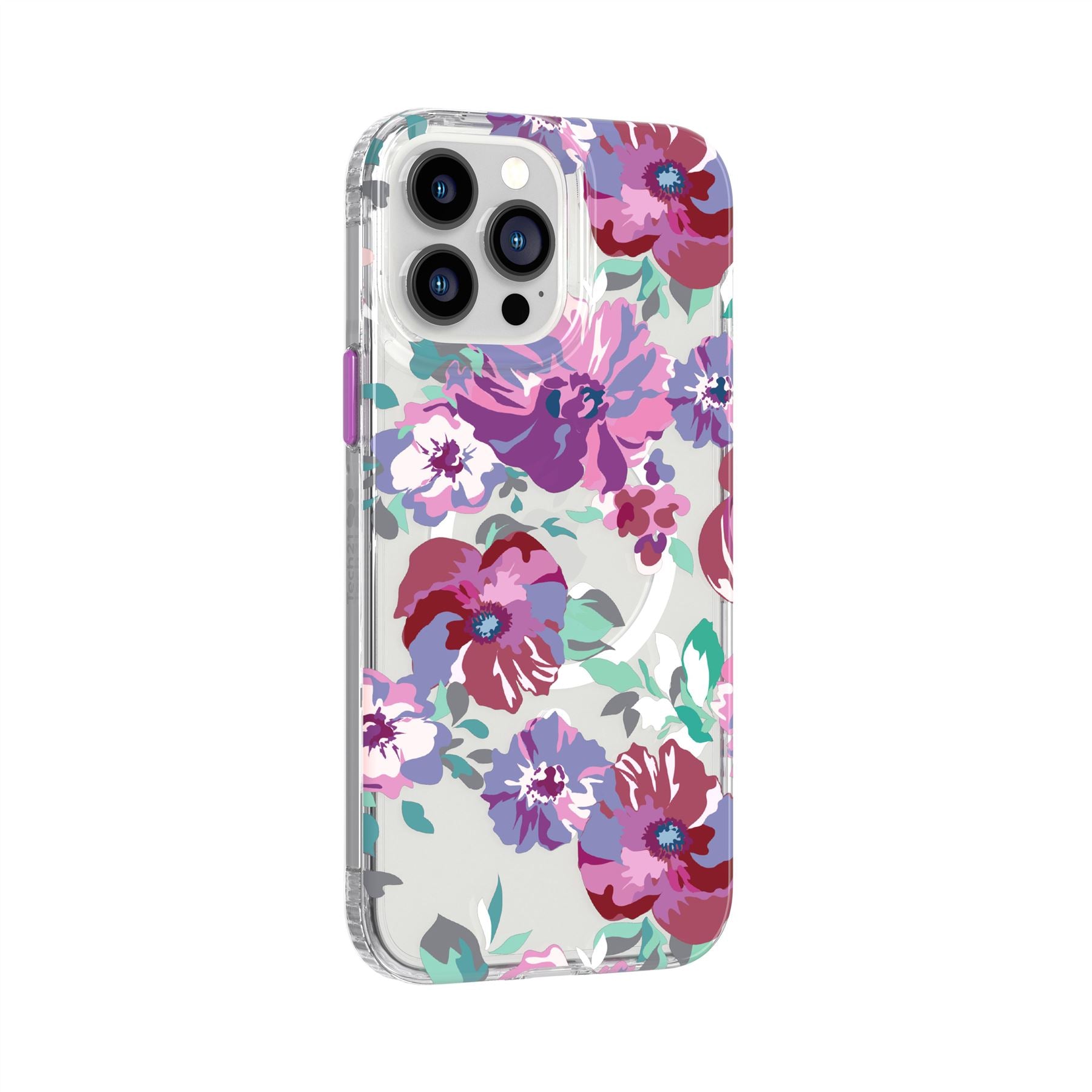 Tech21 EvoArt iPhone 13 Pro Max Hülle Purple Anemone