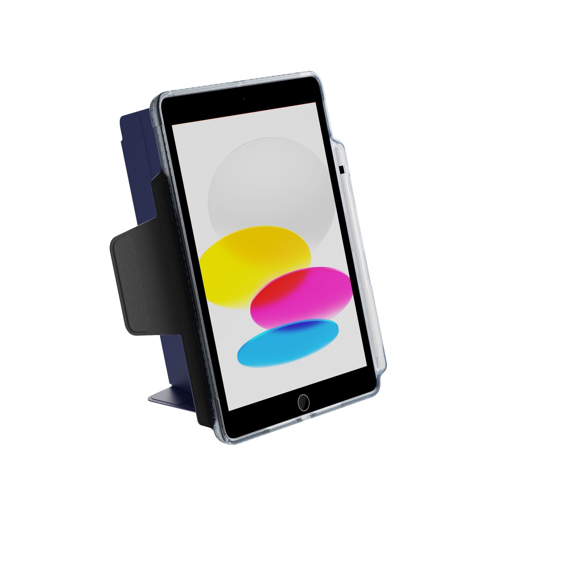 Tech21 EvoFolio iPad 7/8/9 Gen Hülle Blau mit Ständer Stiftfach