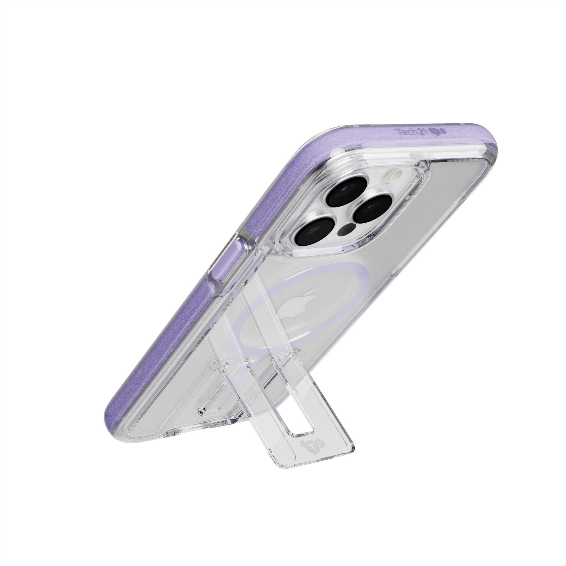 Tech21 EvoCrystal Kick iPhone 15 Pro Max Hülle Lilac