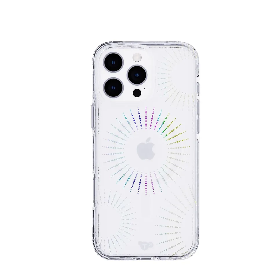 Tech21 EvoSparkle iPhone 16 Pro Max Hülle Lunar Glitzer