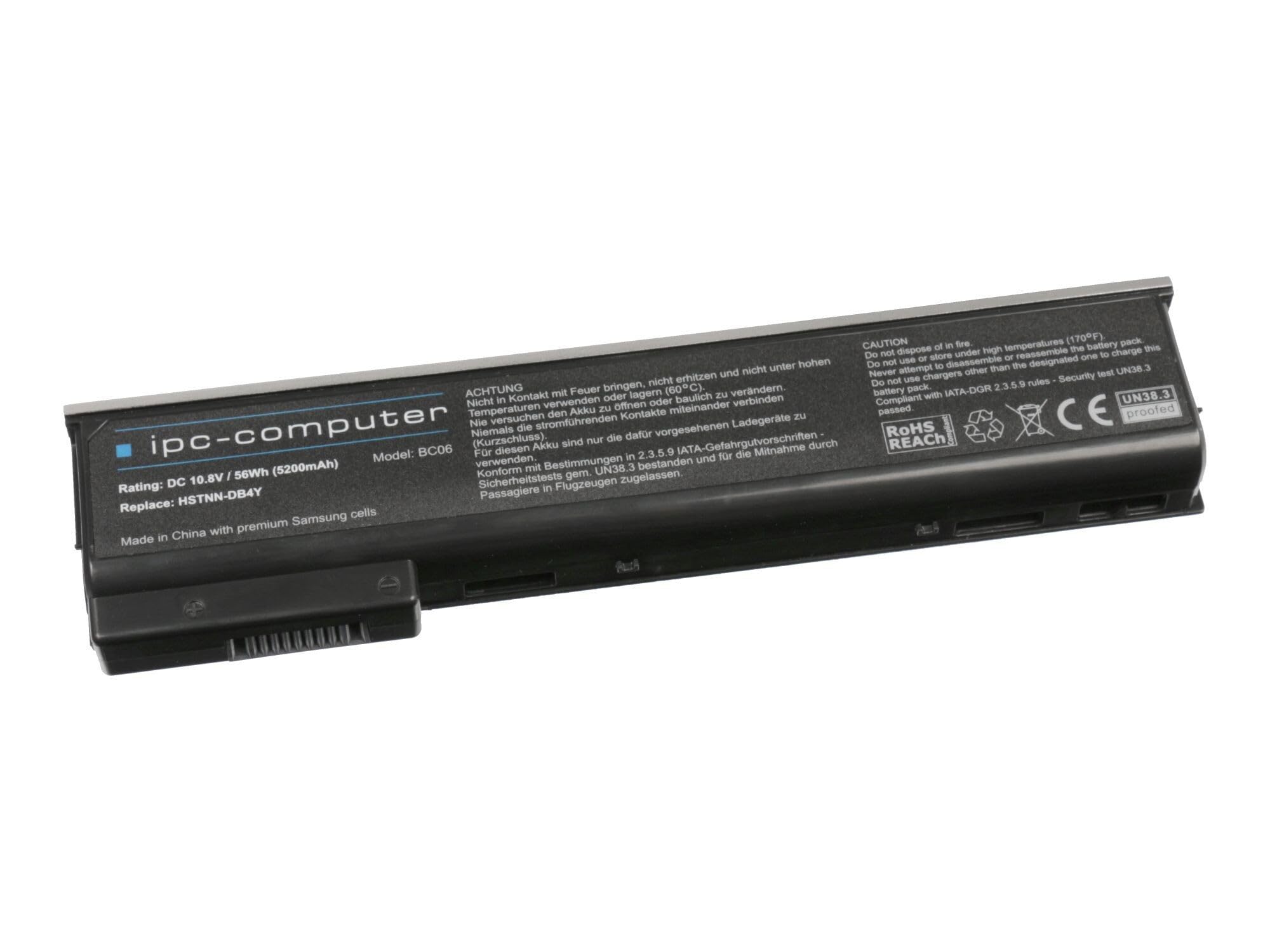 IPC-Computer Akkus HSTNN-DB4Y Notebook-Akku 56Wh HP