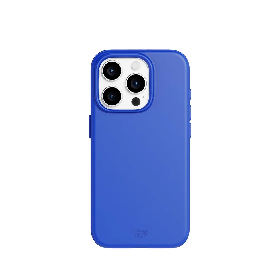 Tech21 Recovrd iPhone 15 Pro Hülle Cobalt Blue MagSafe