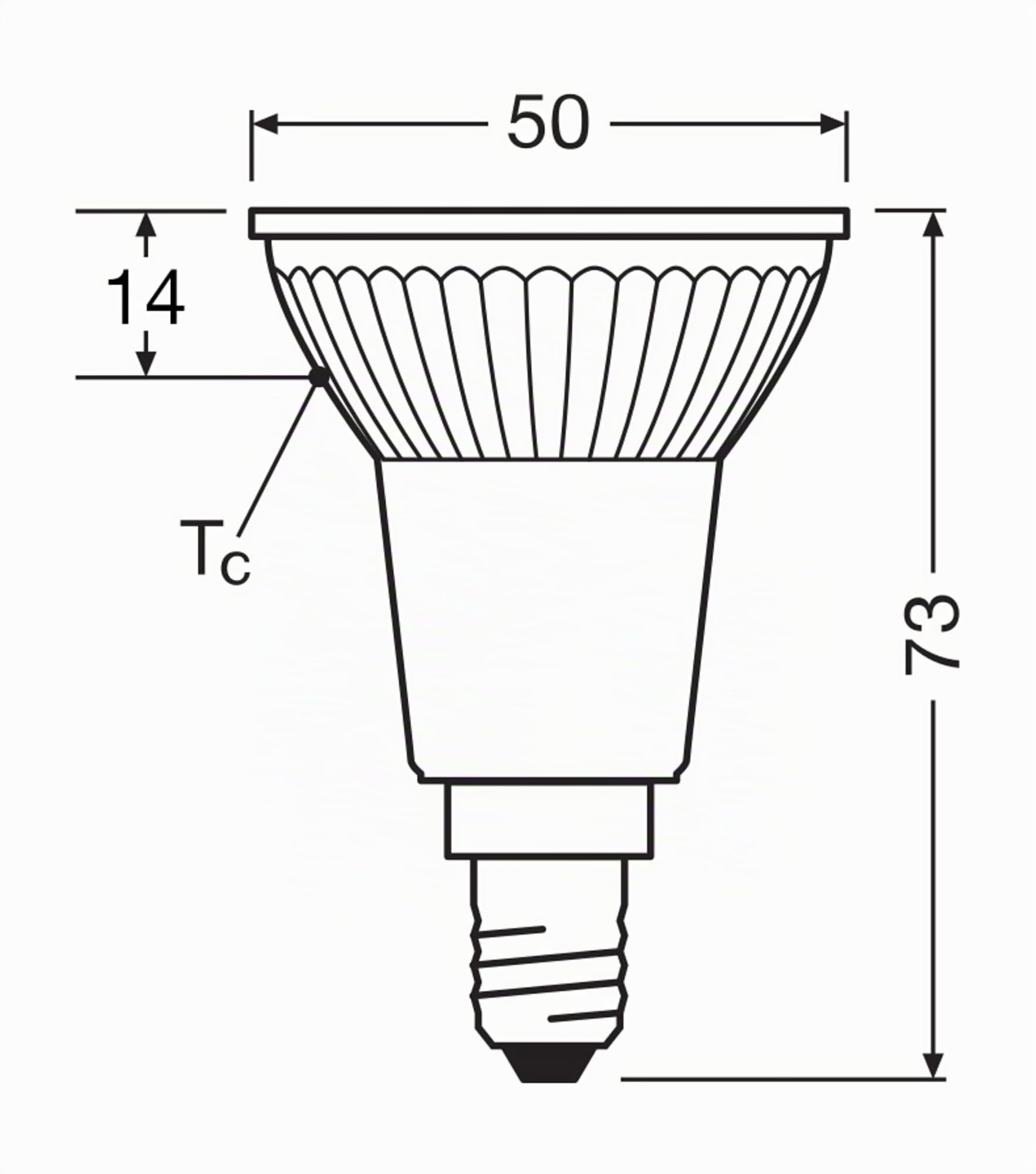 ams OSRAM Superstar PAR16 50 LED-Spot E14 warmweiß dimmbar