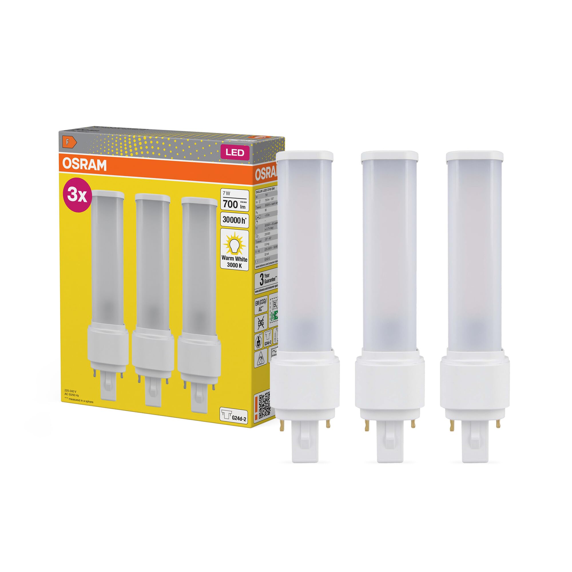 ams OSRAM DULUX S11 LED Kompaktlampe G23 6W warmweiß