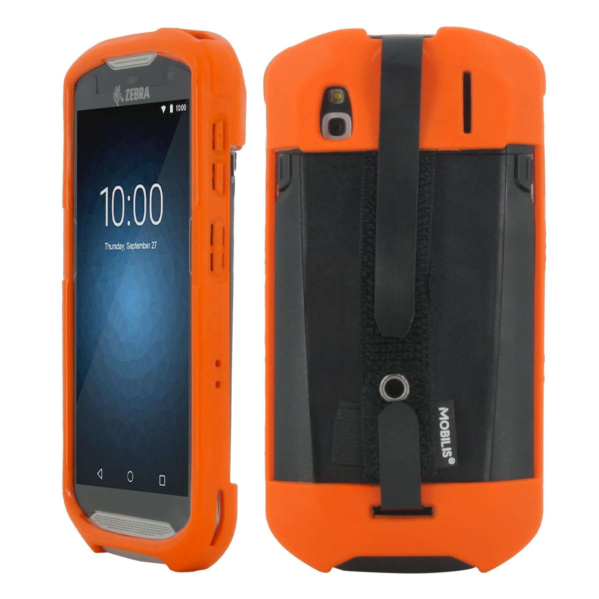 Mobilis PROTECH Zebra TC52 TC57 Hülle Handschlaufe Neon