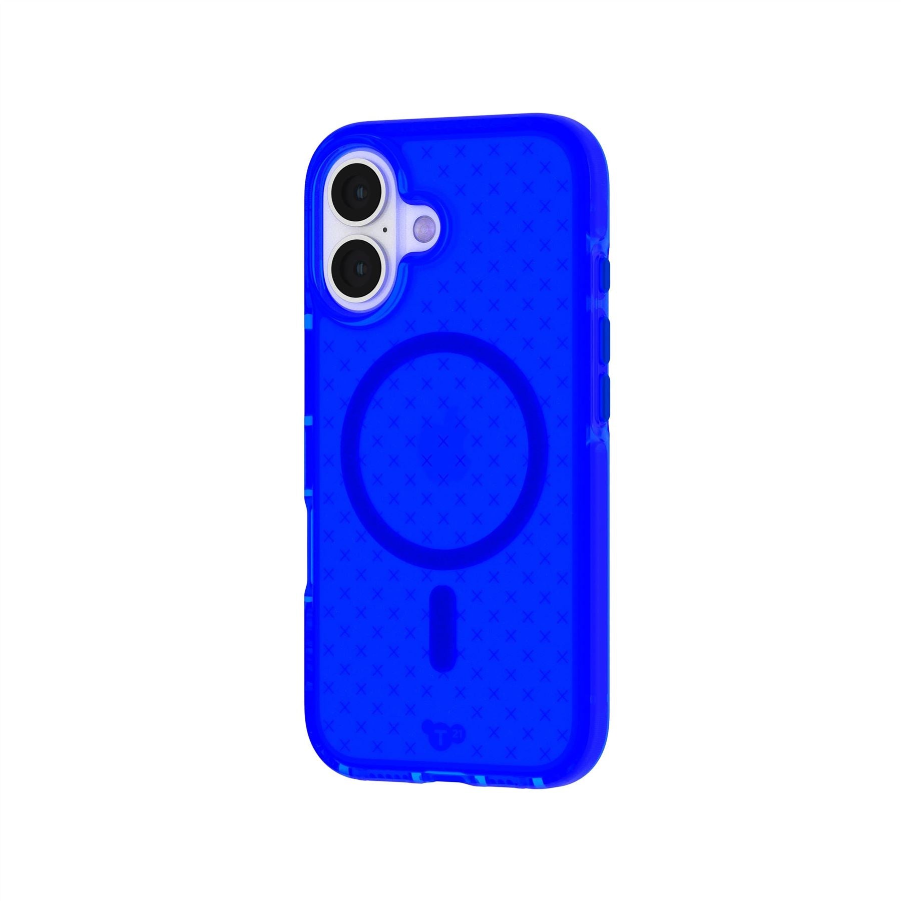 Tech21 EvoCheck iPhone 16 Handyhülle Cobalt Blue MagSafe