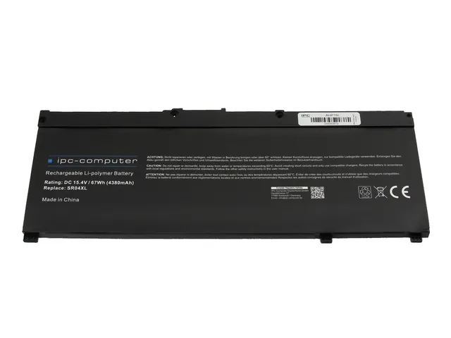 IPC-Computer SR04 Akku 67Wh für HP Omen 15-ce000