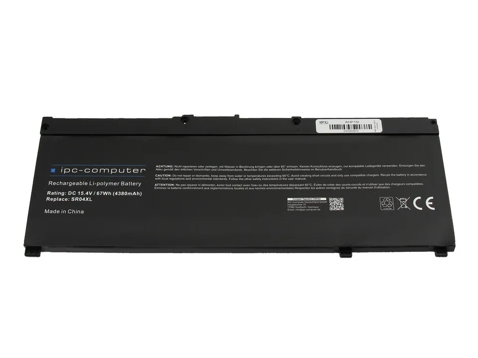 IPC-Computer SR04 Akku 67Wh für HP Omen 15-ce000