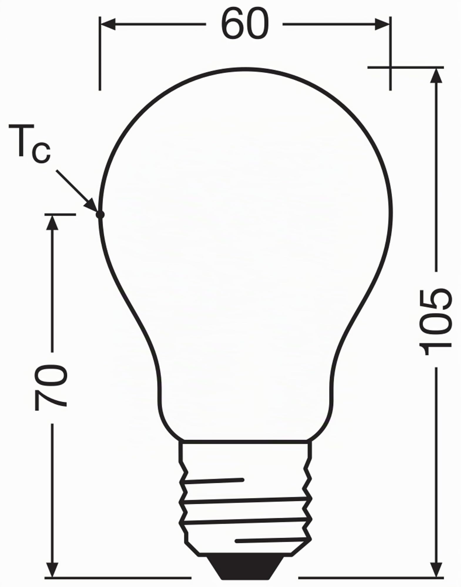 ams OSRAM SMART+ Classic A LED-Lampe E27 40W dimmbar