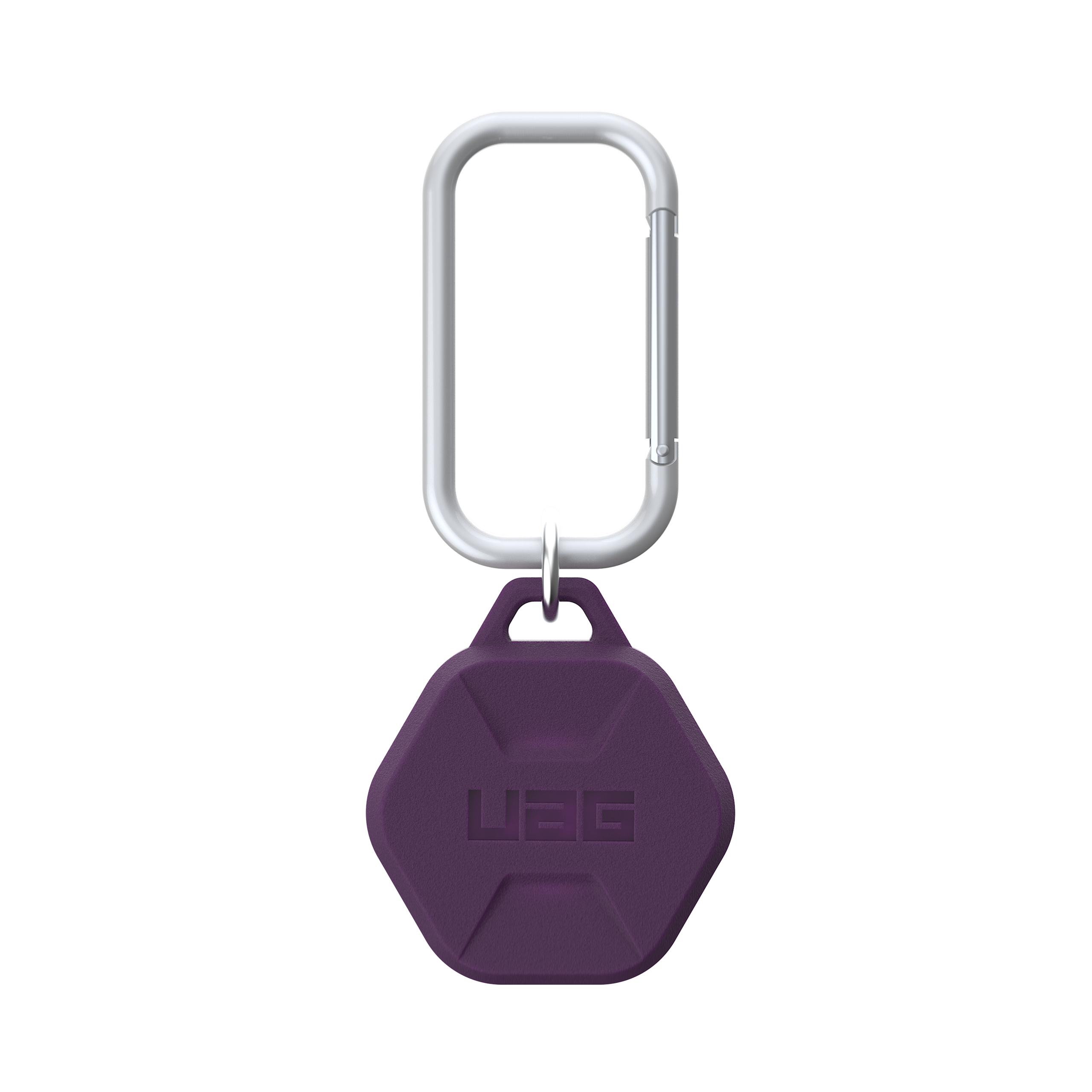 UAG Scout AirTag Anhänger Silikonhülle mit Karabiner schwarz