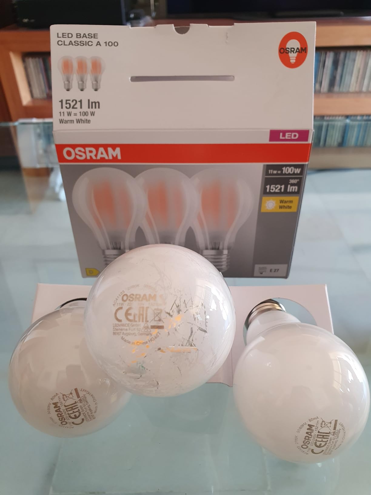 OSRAM SMART+ LED E27 11W warmweiß 3er-Pack 100W-Ersatz