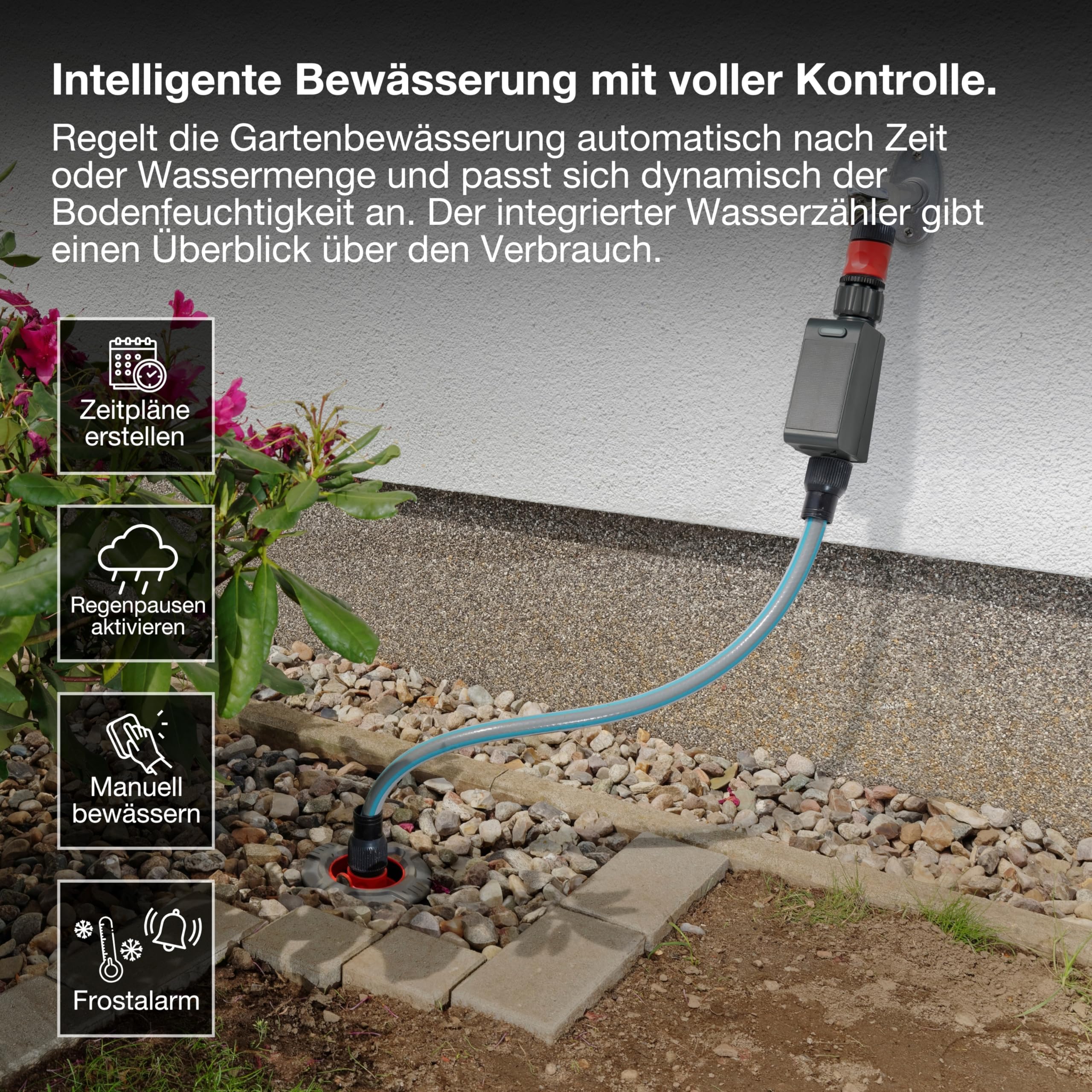ams OSRAM SMART+ Bewässerungssteuerung WiFi schwarz
