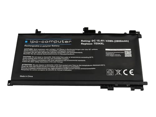 IPC-Computer Akkus TE04063XL_PL Laptop-Akku 43Wh