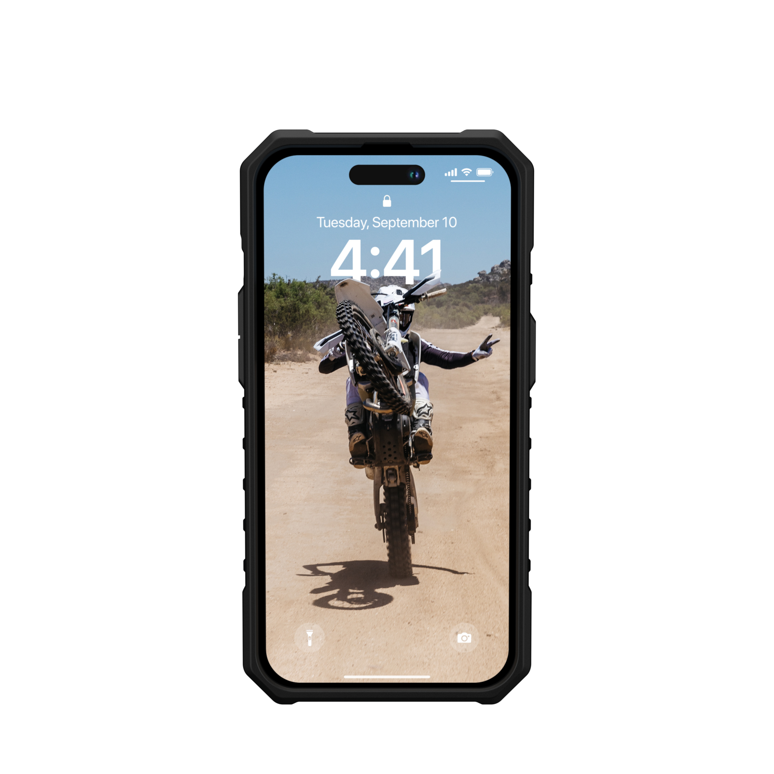 UAG Pathfinder iPhone 14 Pro Hülle MagSafe schwarz