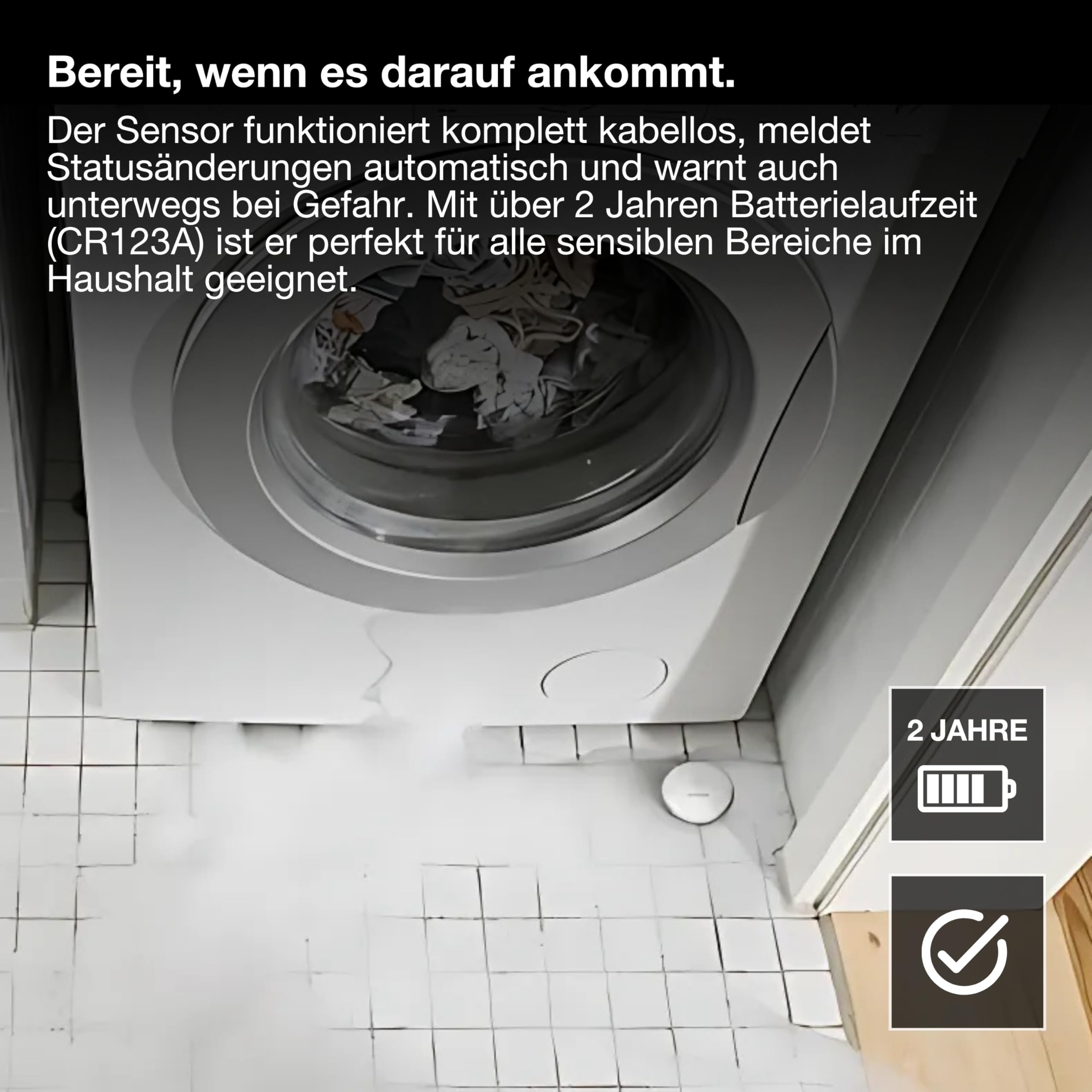 ams OSRAM SMART+ WiFi Wassermelder weiß mit App
