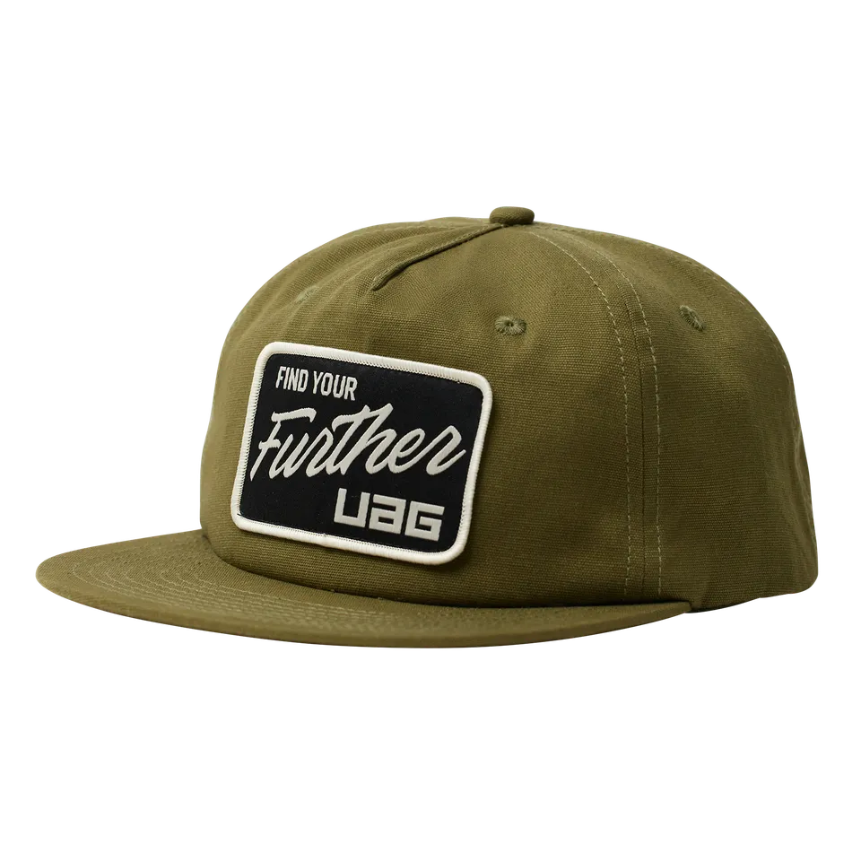 UAG Standard Issue Find Your Further Snapback Cap Schwarz
