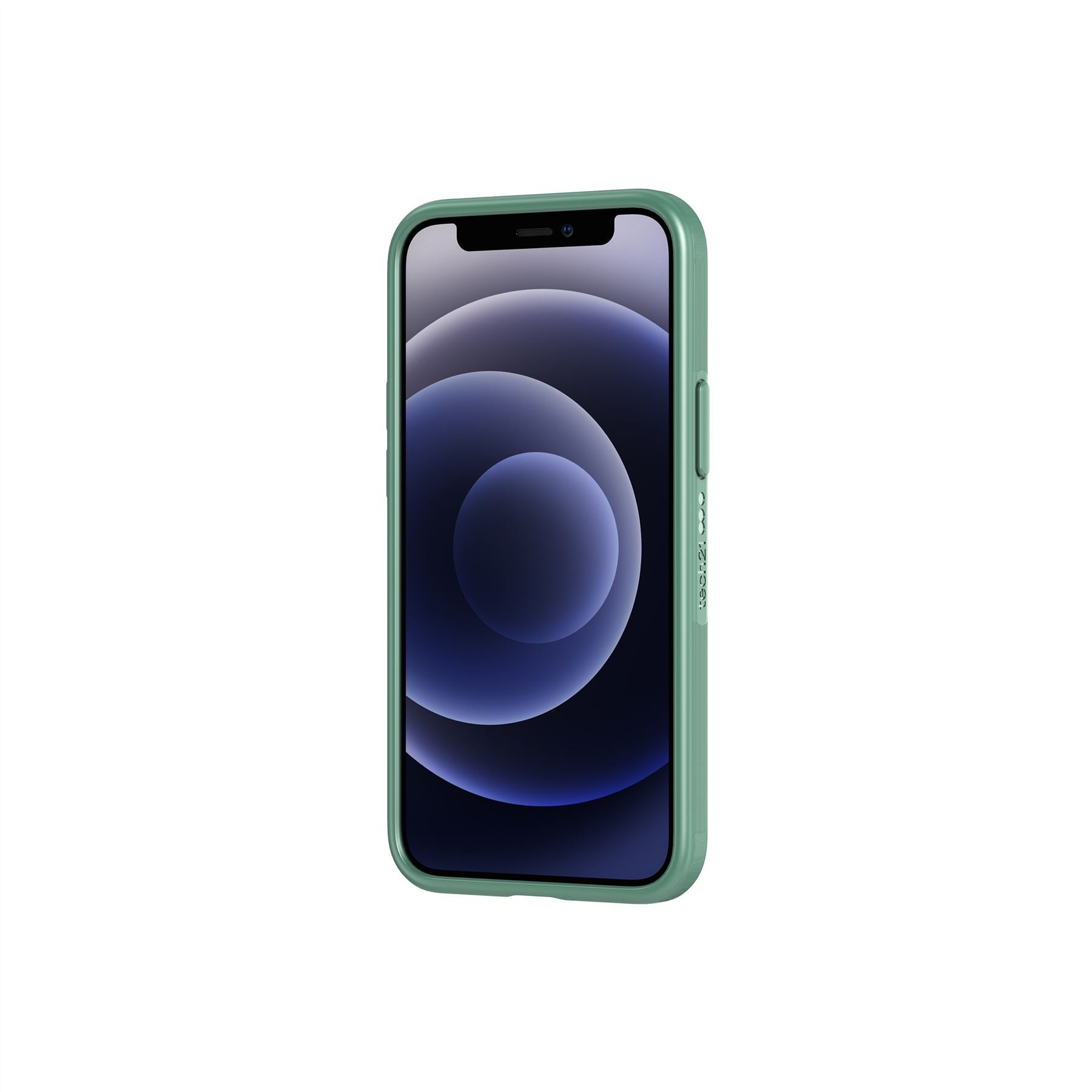 Tech21 Evo Slim iPhone 12 mini Hülle Midnight Green