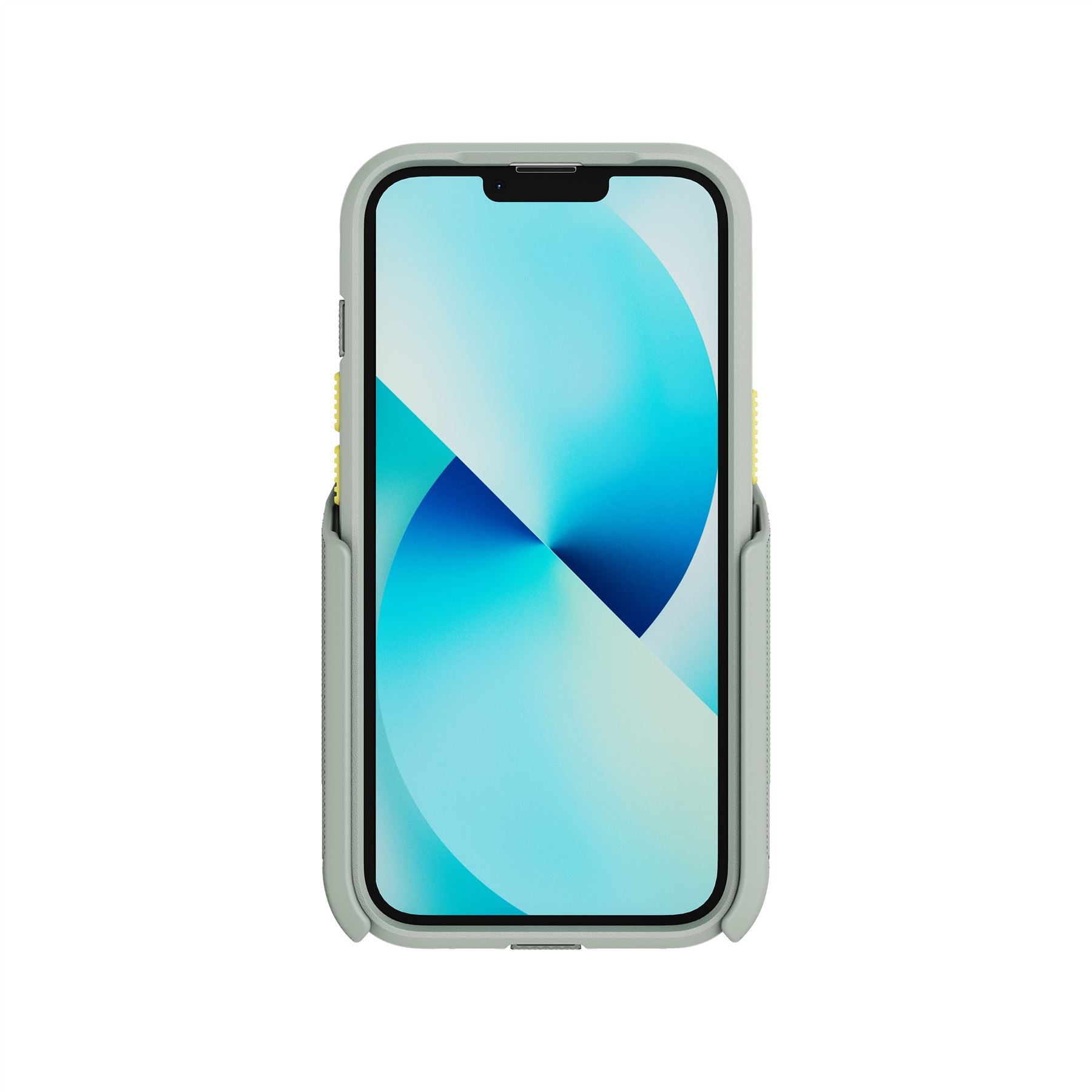 Tech21 EvoMax iPhone 13 Hülle Khaki Grey mit Holster