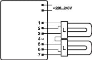 ams OSRAM POWERTRONIC QT-M 2x26-42 EVG Vorschaltgerät
