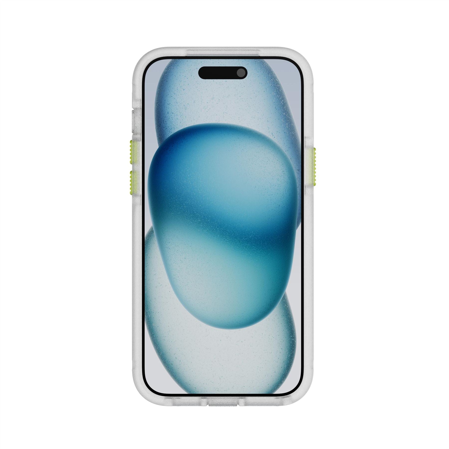 Tech21 FlexPro iPhone 15 Plus Hülle Clear Glow in the Dark MagSafe