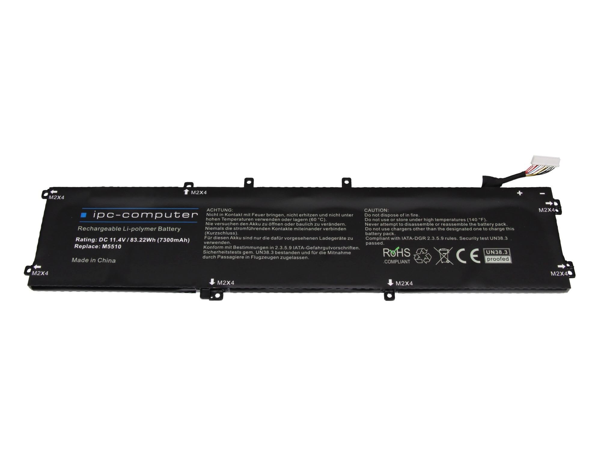 IPC-Computer 62MJV Akku 83,22Wh lang schwarz