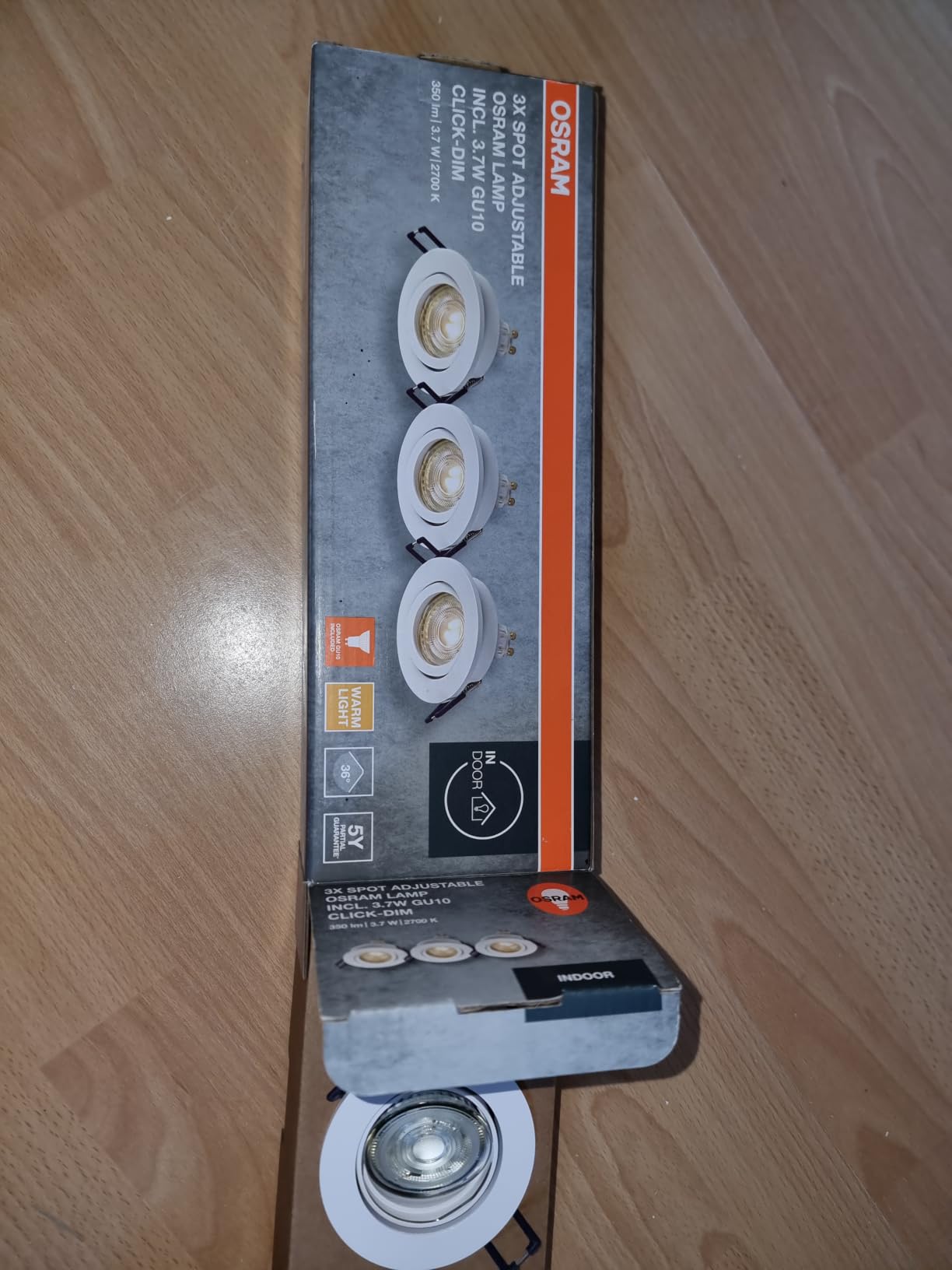 ams OSRAM SMART+ Spot Einbaustrahler Weiß 3,7W schwenkbar