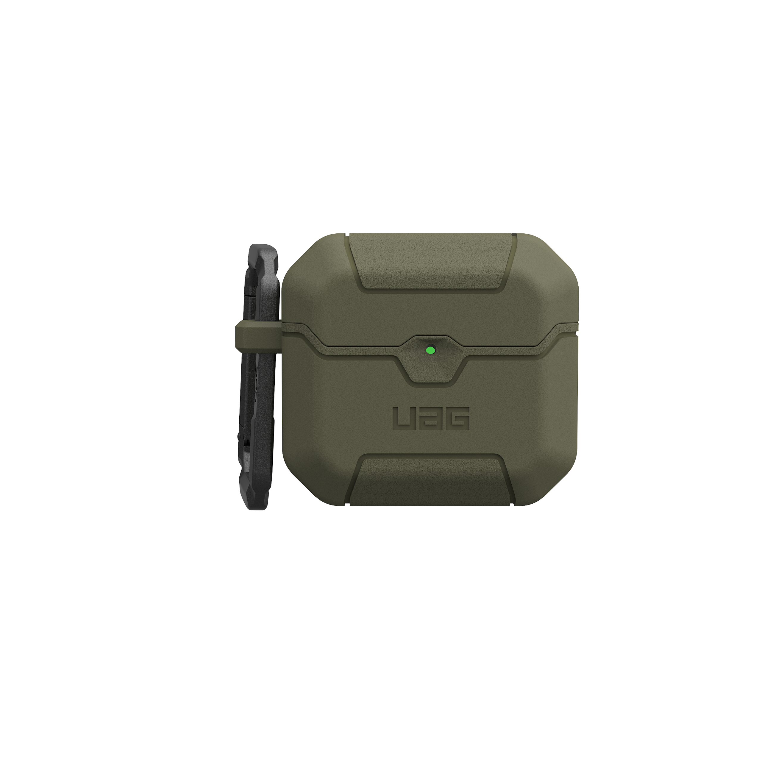 UAG Scout AirPods 4 Hülle TPU Schwarz Karabiner