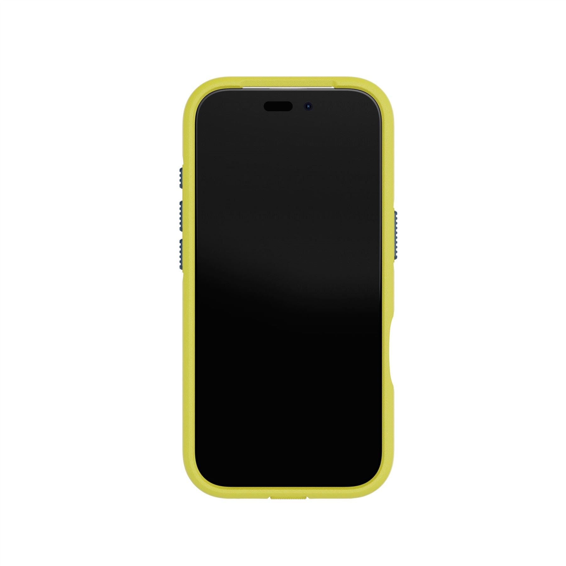 Tech21 EvoPro iPhone 16 Pro MagSafe Handyhülle Navy Yellow 10m